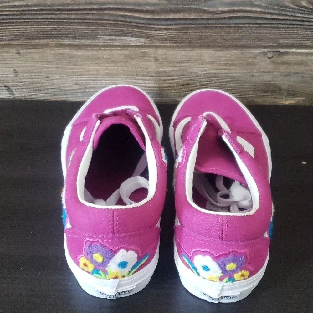 New Vans Old Skool Womens Shoes Size 6.5 Floral Pink‎ Girly Summer Skater Indie